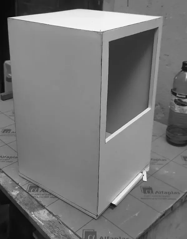 Dustbin shell in progress