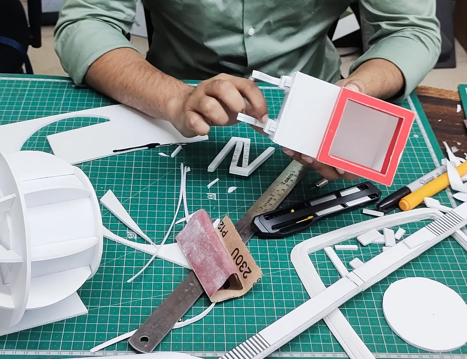 Assembling a model by hand