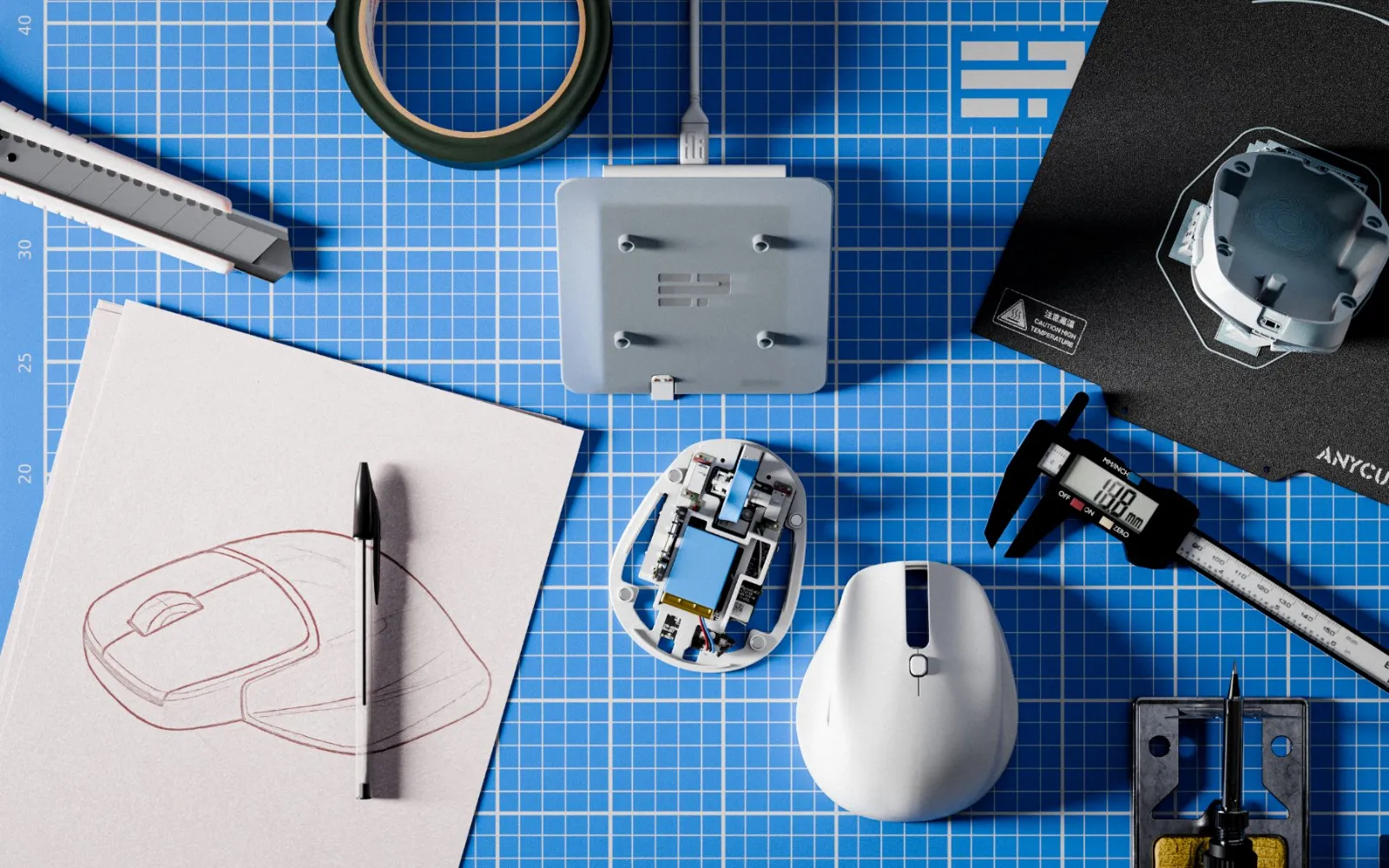 Ergoplay shape-changing mouse