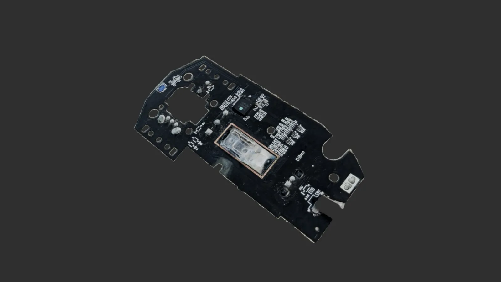 3D scans of PCB and clay model