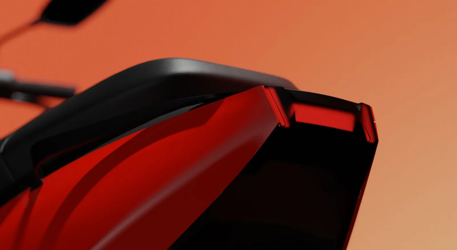 Detail taillight area