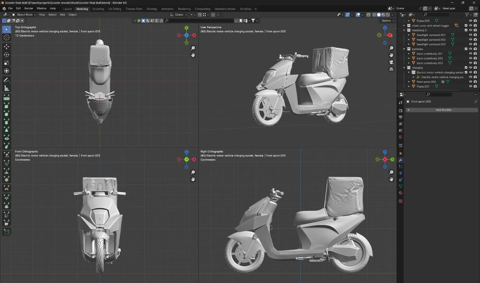 Final Blender model