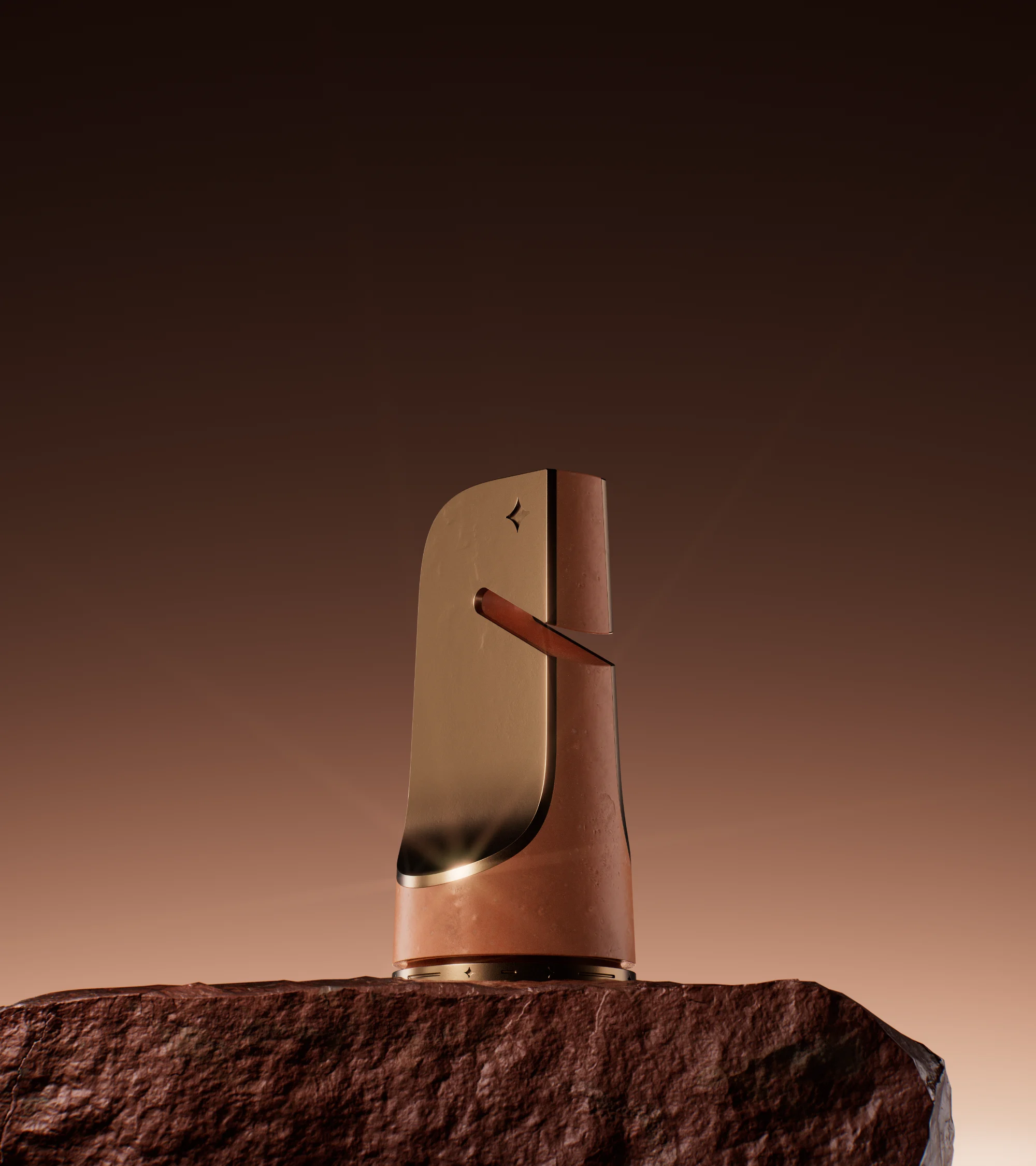 The horse on stone